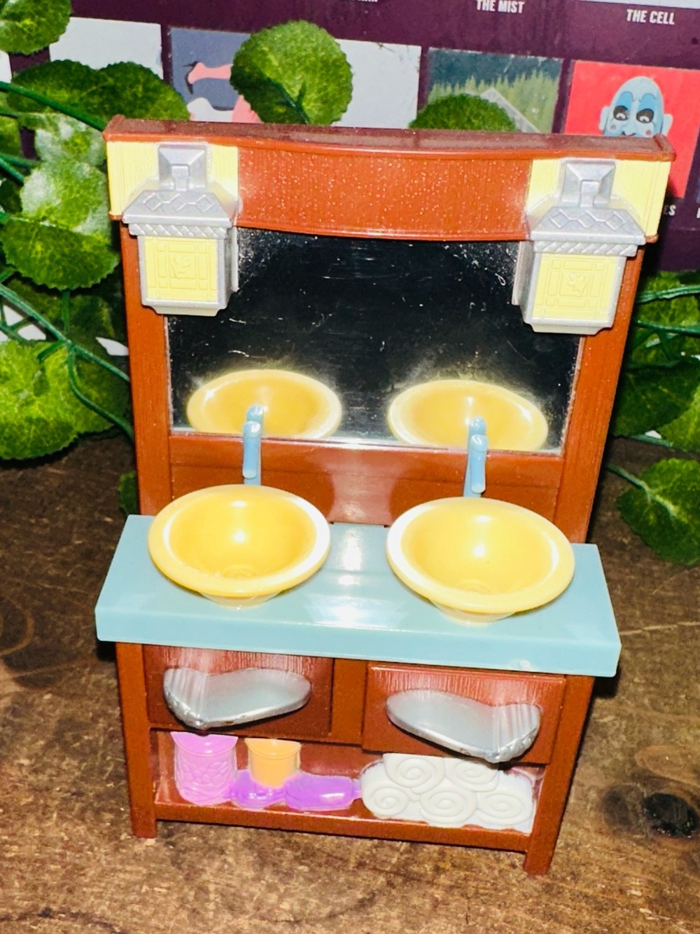 Fisher Price Loving Family 2000’s Mattel Bathroom Vanity Doll Furniture